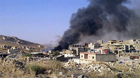 explosión de una bomba en Arsal
